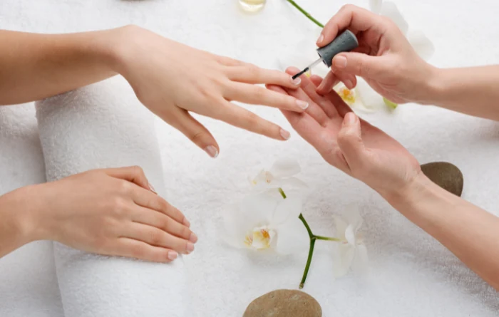 Protect your nails with a base coat to take care of your nails
