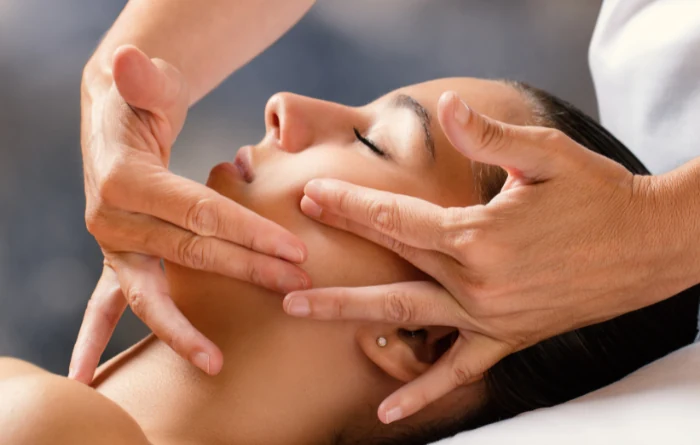 Give your face a gentle massage